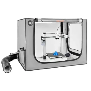 VEVOR Caja Protectora para Impresora 3D con Ventilación LED – Impermeable, Antipolvo y Temperatura Constante para Bambu Lab A1 Combo